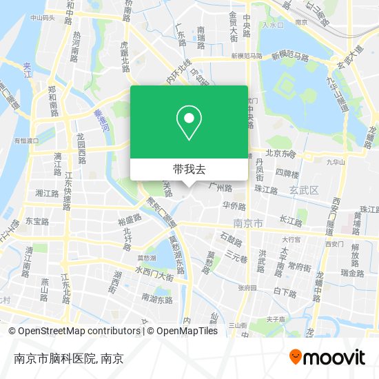 南京市脑科医院地图