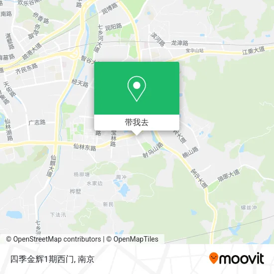 四季金辉1期西门地图