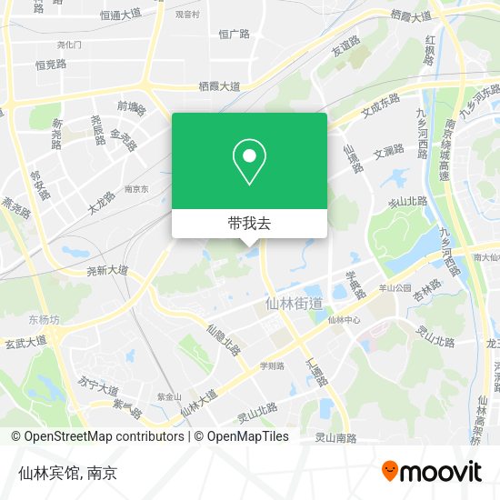 仙林宾馆地图