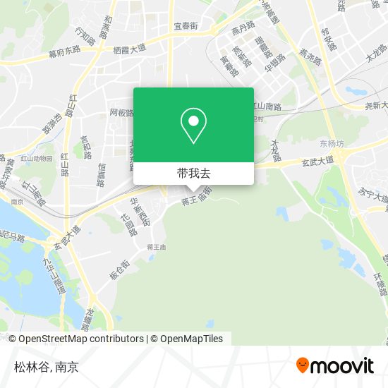 松林谷地图