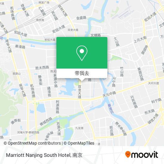 Marriott Nanjing South Hotel地图