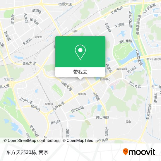 东方天郡30栋地图