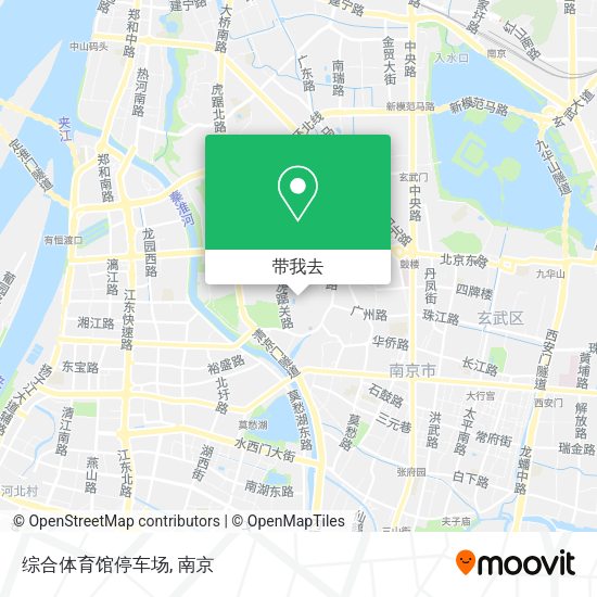 综合体育馆停车场地图