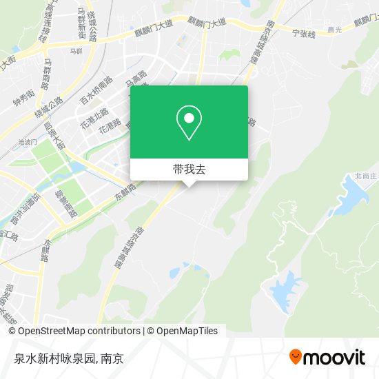 泉水新村咏泉园地图