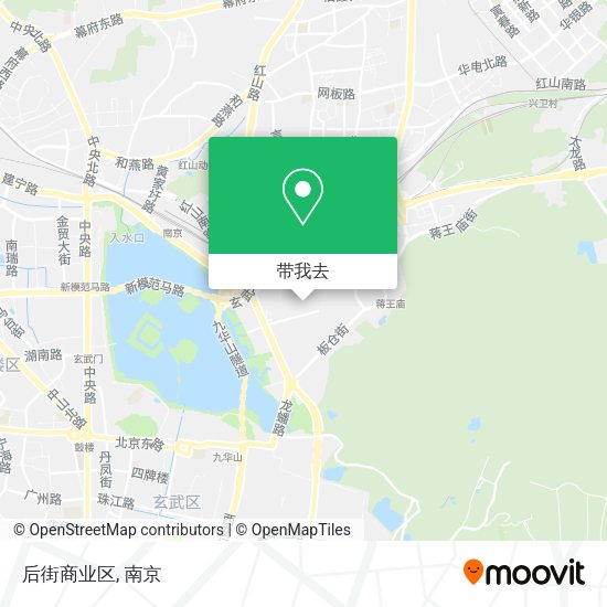 后街商业区地图
