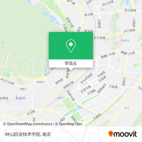 钟山职业技术学院地图