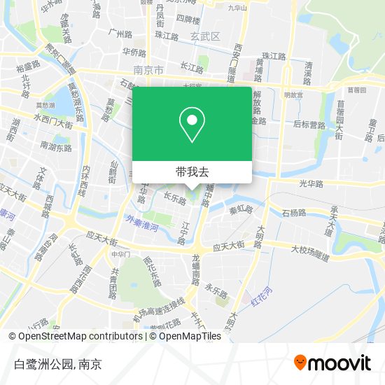 白鹭洲公园地图