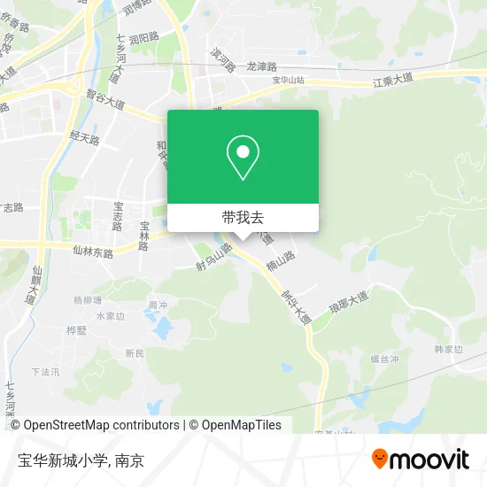 宝华新城小学地图