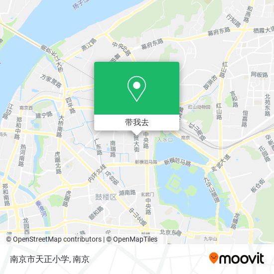 南京市天正小学地图