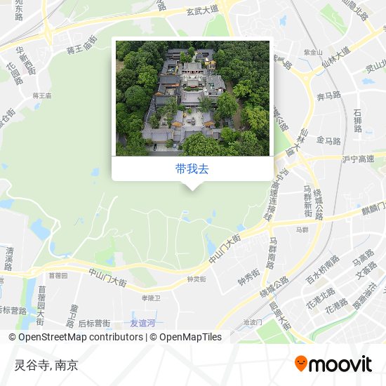 灵谷寺地图
