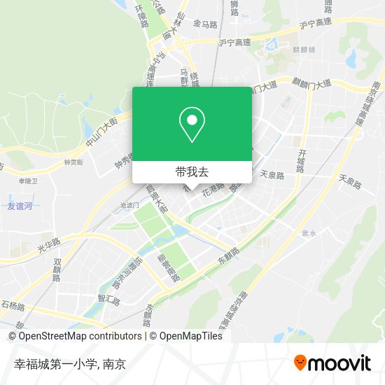 幸福城第一小学地图