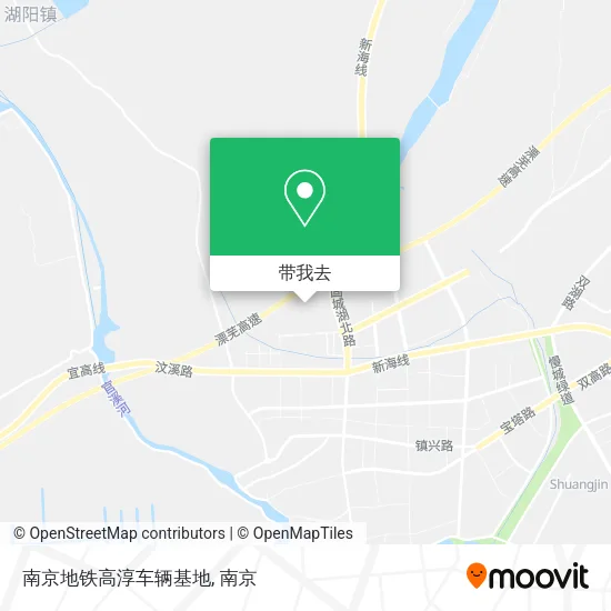 南京地铁高淳车辆基地地图