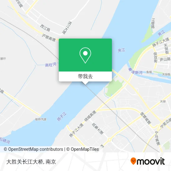 大胜关长江大桥地图