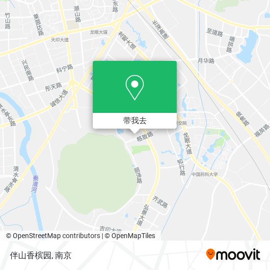 伴山香槟园地图