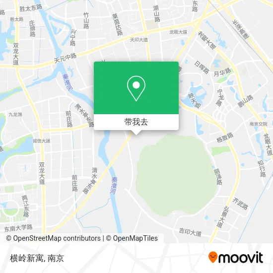横岭新寓地图