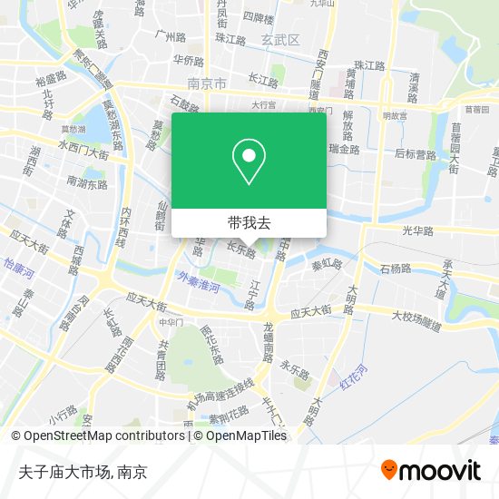 夫子庙大市场地图