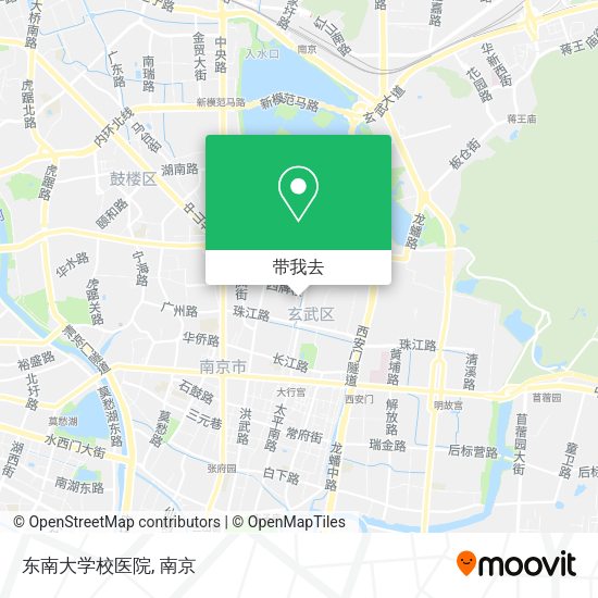 东南大学校医院地图