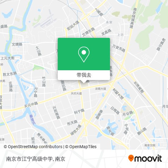 南京市江宁高级中学地图