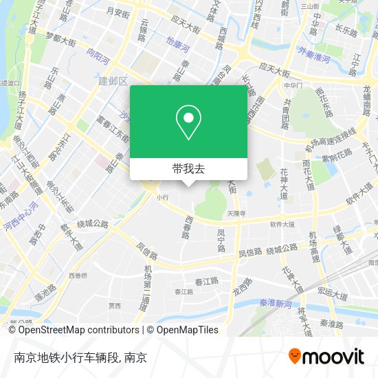 南京地铁小行车辆段地图