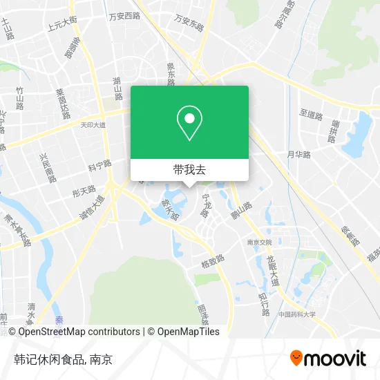 韩记休闲食品地图