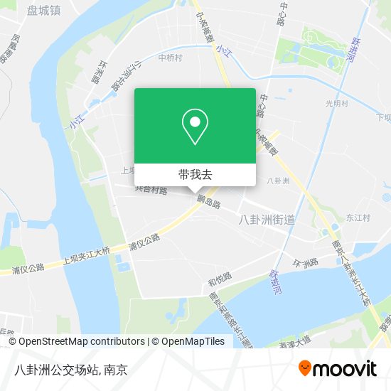 八卦洲公交场站地图