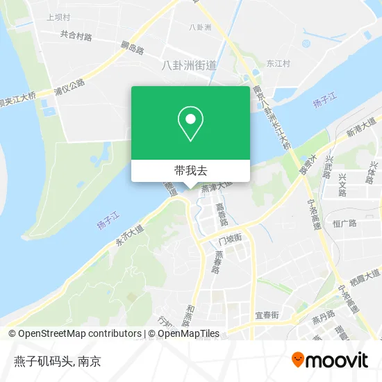 燕子矶码头地图