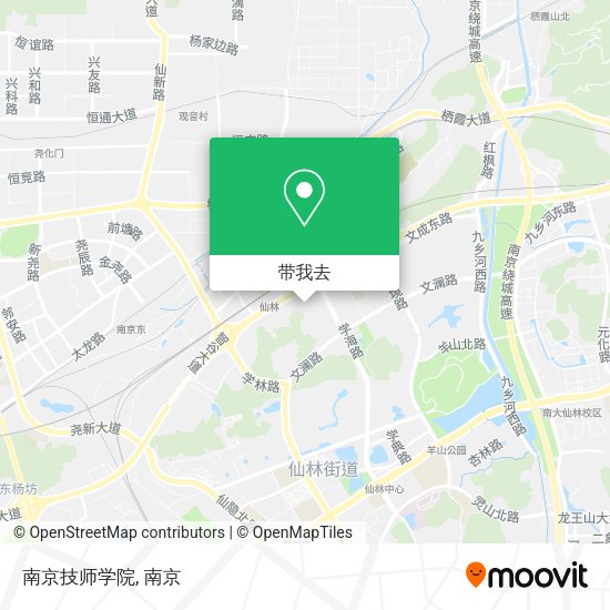 南京技师学院地图