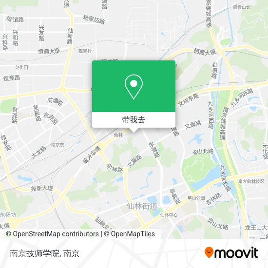 南京技师学院地图