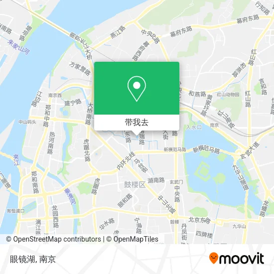 眼镜湖地图
