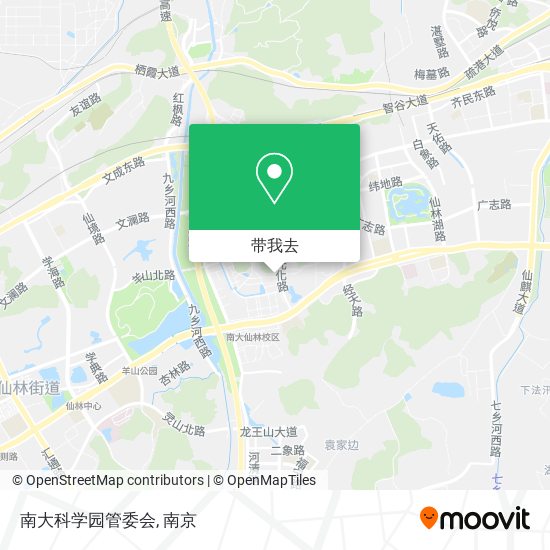 南大科学园管委会地图