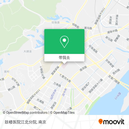 鼓楼医院江北分院地图