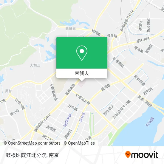 鼓楼医院江北分院地图