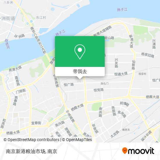 南京新港粮油市场地图