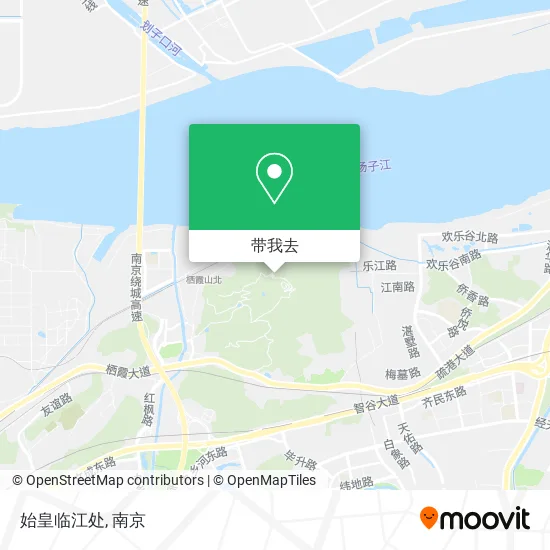 始皇临江处地图