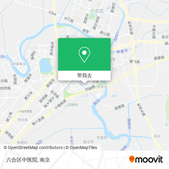 六合区中医院地图