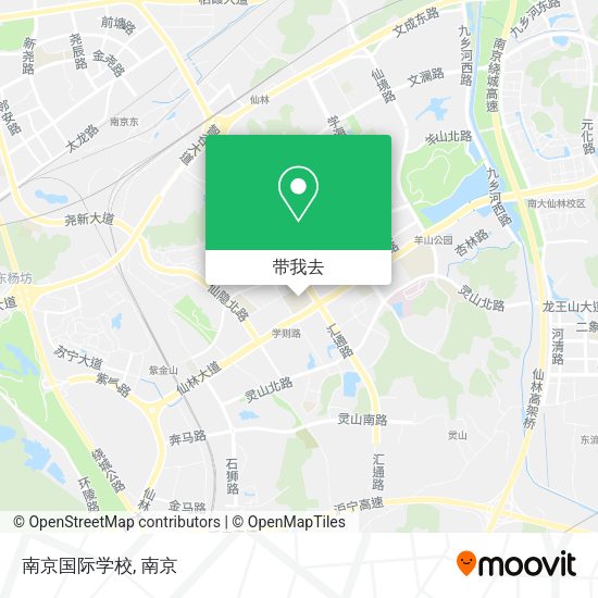 南京国际学校地图