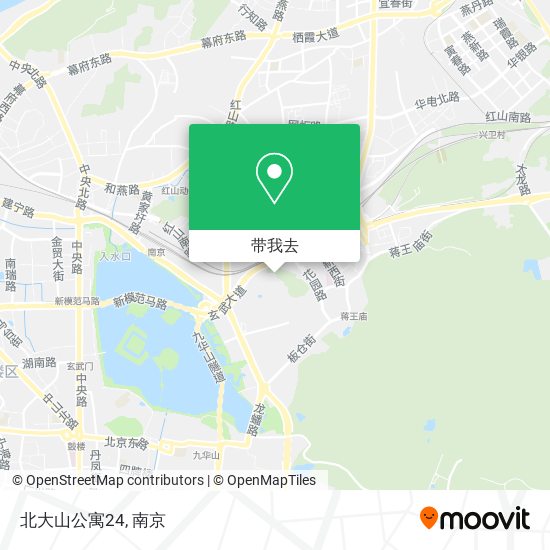 北大山公寓24地图