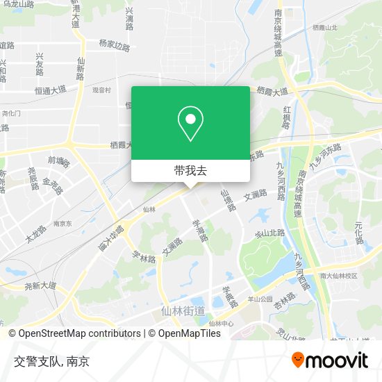 交警支队地图