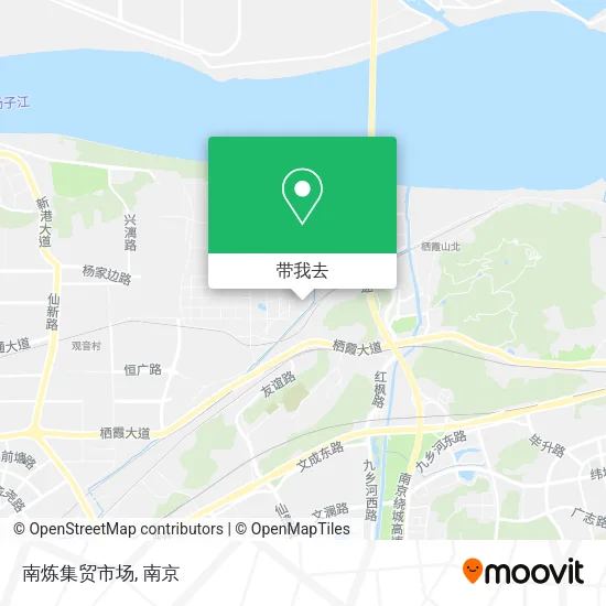 南炼集贸市场地图
