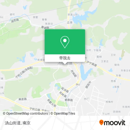 汤山街道地图