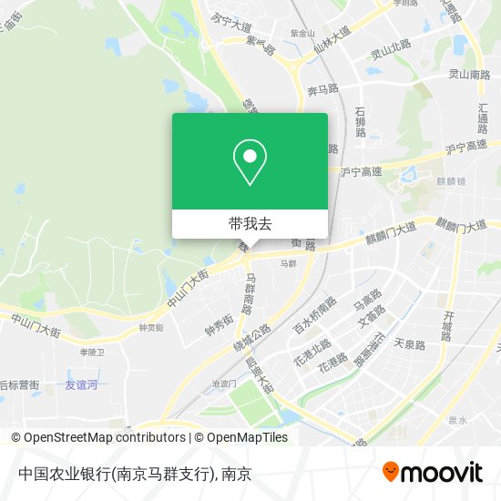 中国农业银行(南京马群支行)地图
