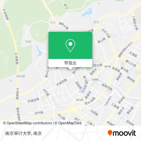 南京审计大学地图