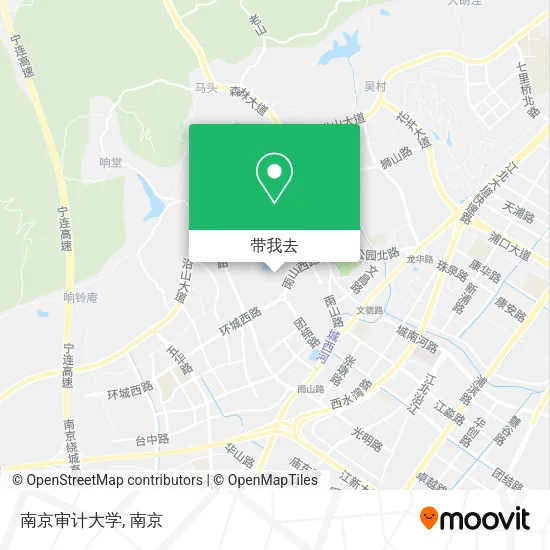 南京审计大学地图