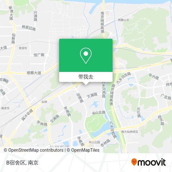 B宿舍区地图