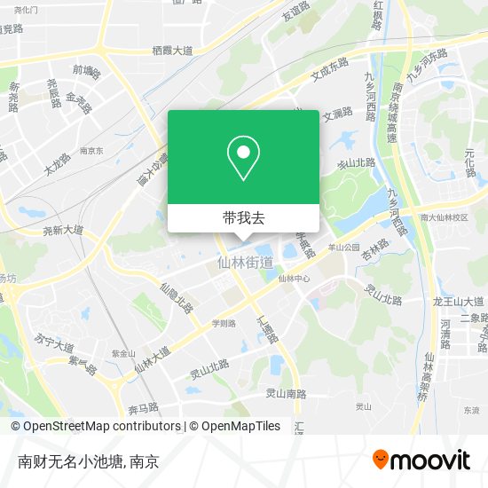 南财无名小池塘地图