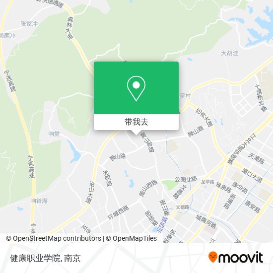 健康职业学院地图