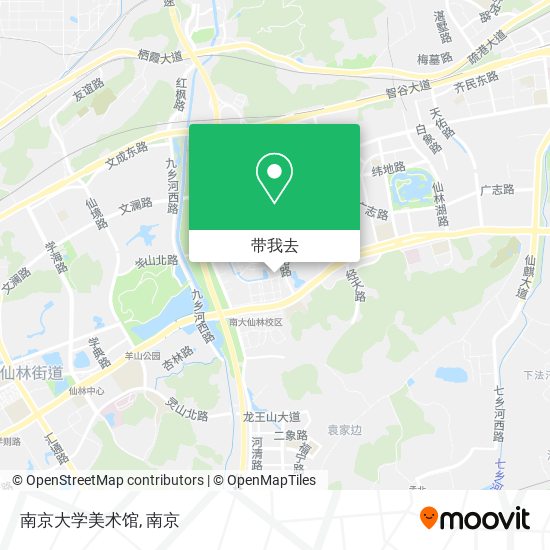 南京大学美术馆地图