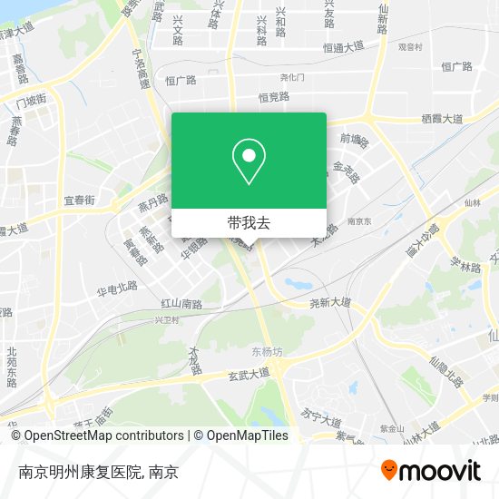 南京明州康复医院地图