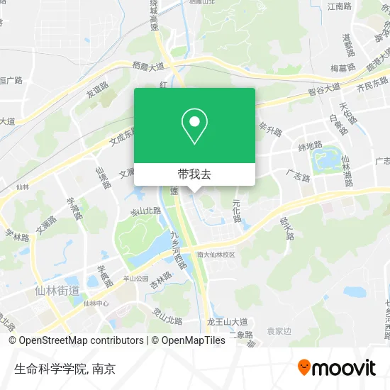 生命科学学院地图