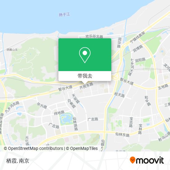 栖霞地图